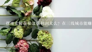 摆摊卖鲜花和盆花利润大么？在三线城市能赚钱么？