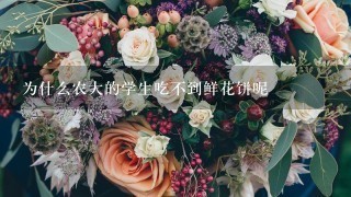 为什么农大的学生吃不到鲜花饼呢