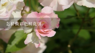 怎样做彩色鲜花饼