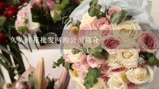 久久鲜花批发网的公司简介