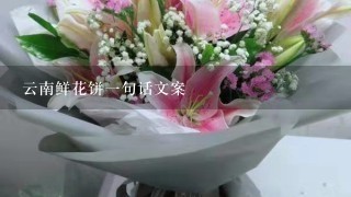 云南鲜花饼一句话文案