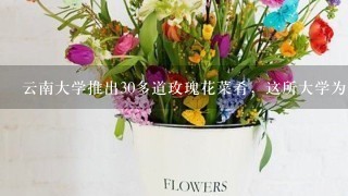 云南大学推出30多道玫瑰花菜肴，这所大学为何会推出