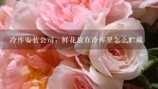 冷库安装公司：鲜花放在冷库里怎么贮藏