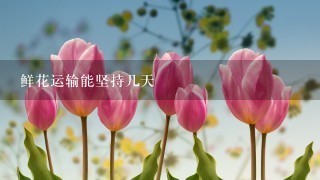 鲜花运输能坚持几天