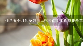 怀孕五个月的孕妇可以吃云南手工玫瑰花鲜花饼吗？