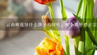 云南鲜花饼什么牌子的好吃，哪个牌子要正宗点呢？