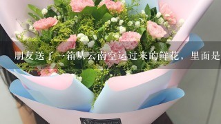 朋友送了一箱从云南空运过来的鲜花，里面是一束一束未修剪过的鲜花，请教有经验的朋友该如何打理!非常感