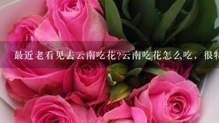 最近老看见去云南吃花?云南吃花怎么吃，很特别吗？