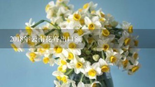 2018年云南花卉出口额