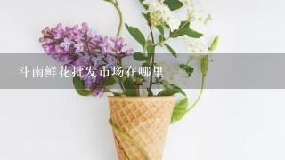 斗南鲜花批发市场在哪里