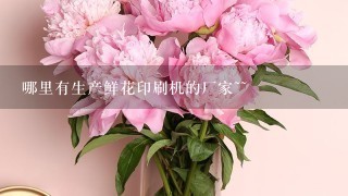 哪里有生产鲜花印刷机的厂家~~