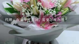 代理云南嘉华鲜花饼，需要怎样办理