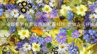 成都那里有卖云南的鲜花月饼 比如吉庆祥或者嘉华的 价格几何？