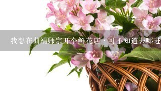 我想在曲靖师宗开个鲜花店·可不知道去哪进货！谁能帮个忙告诉下！谢谢！