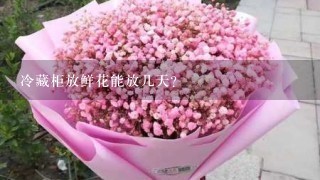 冷藏柜放鲜花能放几天？