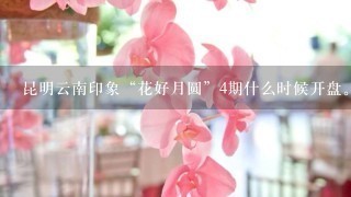 昆明云南印象“花好月圆”4期什么时候开盘。