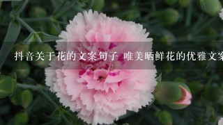 抖音关于花的文案句子 唯美晒鲜花的优雅文案