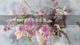 云南哪些鲜花店年前发货