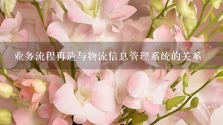 业务流程再造与物流信息管理系统的关系