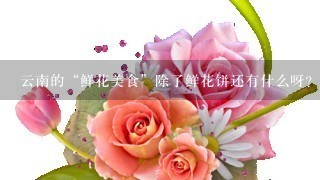 云南的“鲜花美食”除了鲜花饼还有什么呀？