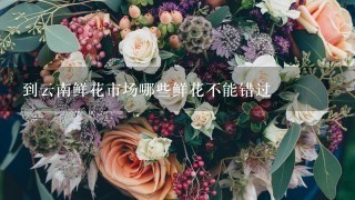 到云南鲜花市场哪些鲜花不能错过