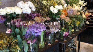 为什么说云南是“花卉王国”？