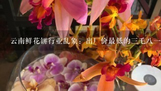 云南鲜花饼行业乱象：出厂价最低的3毛81个！影响