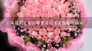 云南昆明呈贡区哪里可以考美容师资格证