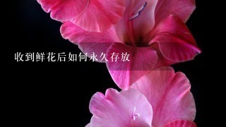 收到鲜花后如何永久存放