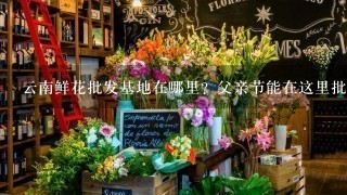 云南鲜花批发基地在哪里？父亲节能在这里批发吗？