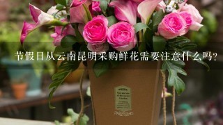 节假日从云南昆明采购鲜花需要注意什么吗？